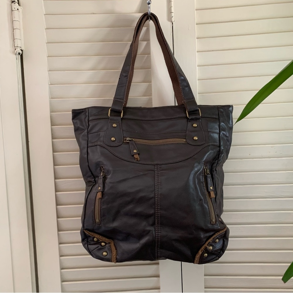 NWOT distressed hobo bag